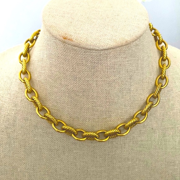 David Yurman Jewelry - Large oval link 18k gold chain necklace